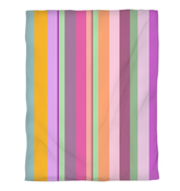 Close-up of the luxurious and modern Urban Chic Stripes Duvet Cover fabric.